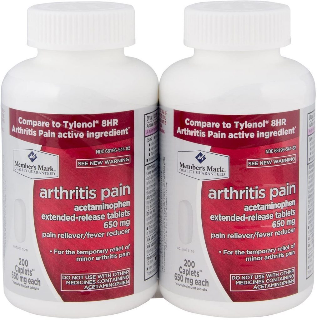 Acetaminophen Extended-Release Tablets For Arthritis Pain